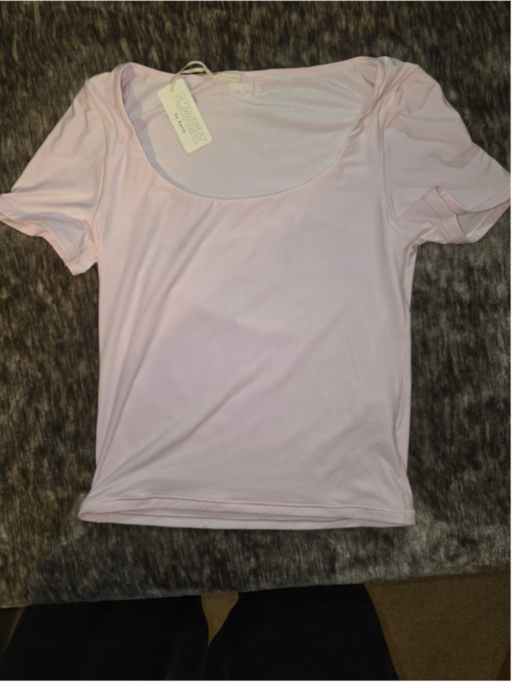 Women's Aerie Smoothez Short Sleeve Tee, Size S, Pink